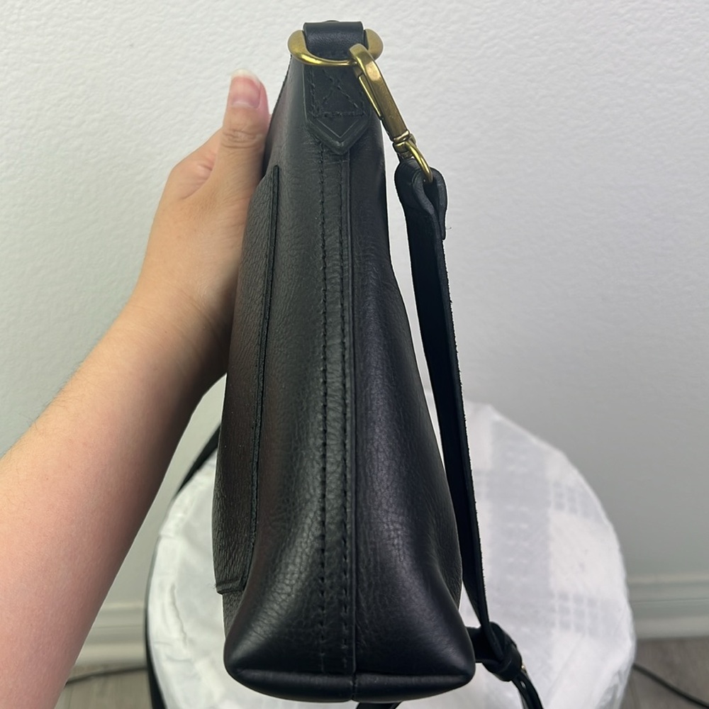 Madewell The Transport Shoulder Crossbody Bag Black - Picture 9 of 14
